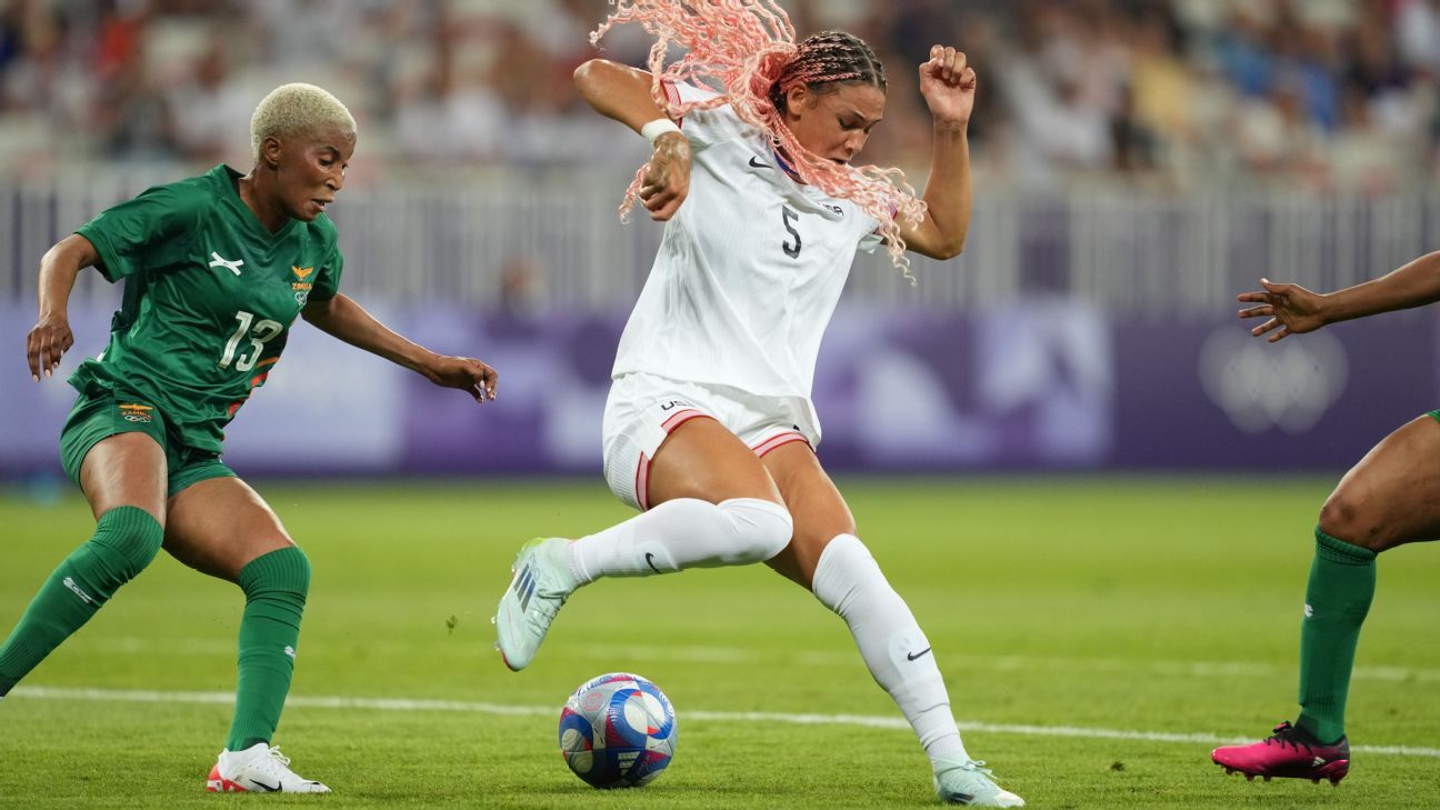 As the USWNT wins to begin their Olympic campaign, Trinity Rodman shines brightly