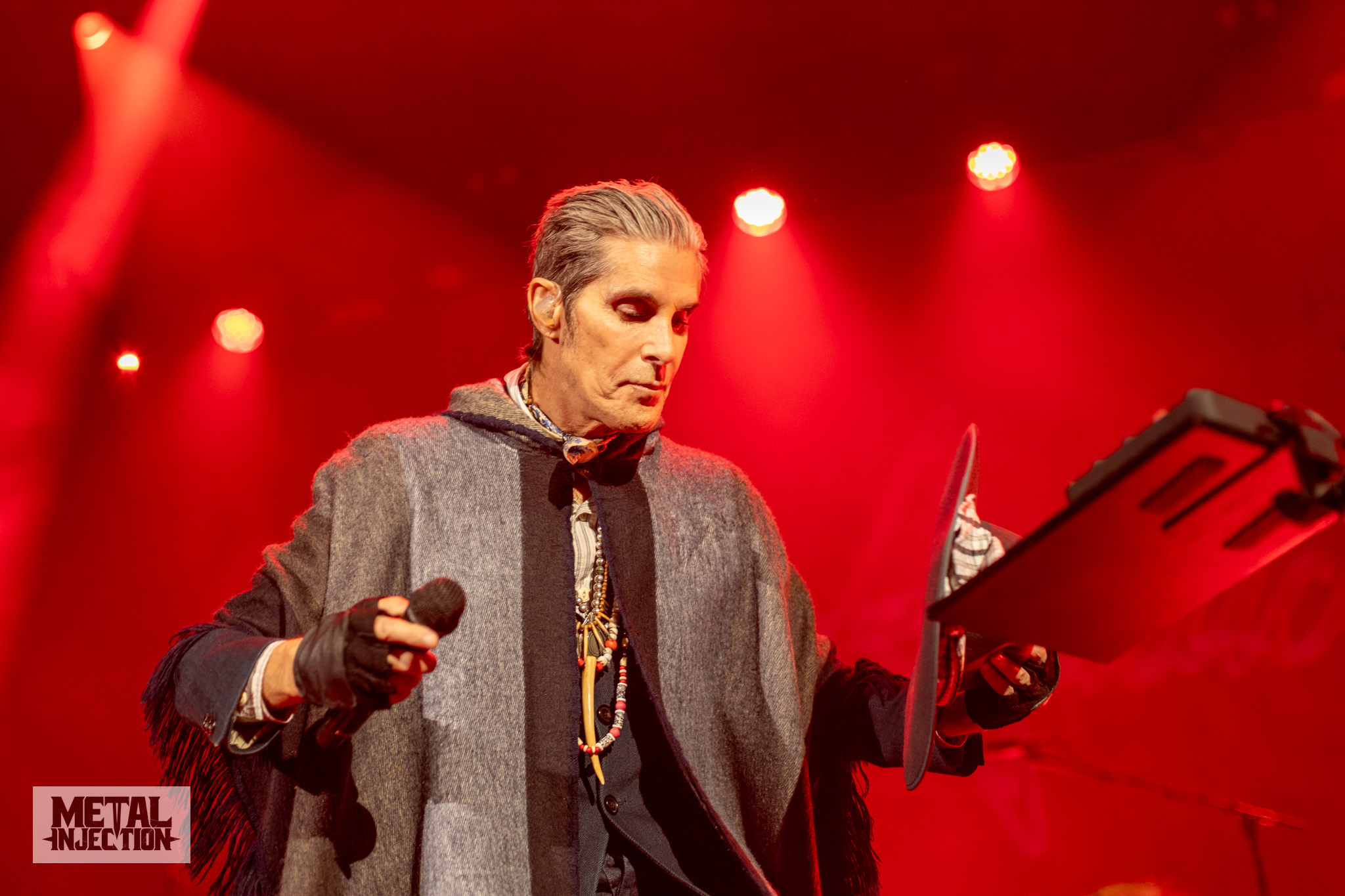 After an incident on stage, Perry Farrell, the frontman of Jane's Addiction, is seeking medical attention